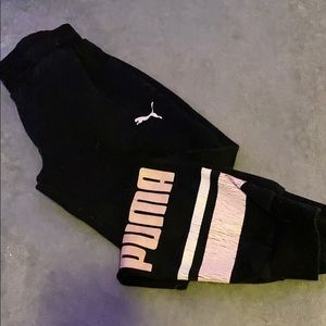 Black PUMA sweats